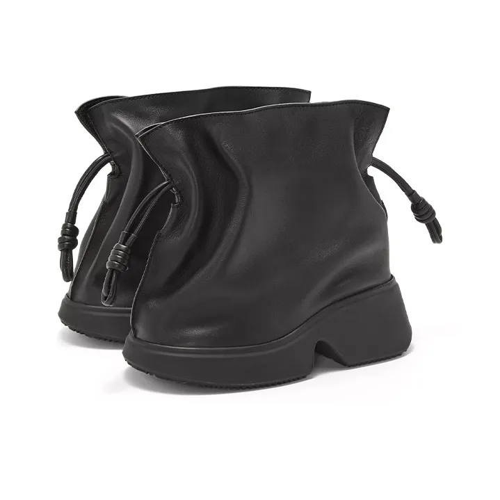 LOEWE Flamenco Ankle Boots Women's Black-2