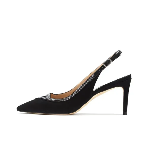 Stuart Weitzman/SW Slim Heel High Heels Women's Black