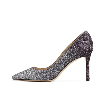 Jimmy Choo Romy 85mm Glitter-effect Pumps