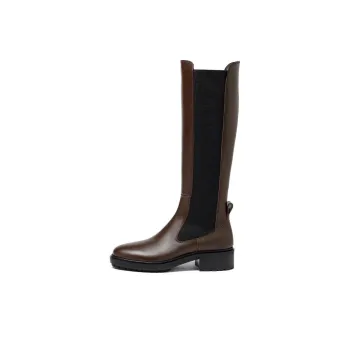 Aeyde Knee-High Chelsea Boots 4cm Women's Brown