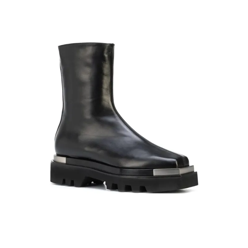 PETER DO Square-toe Ankle Boots-2