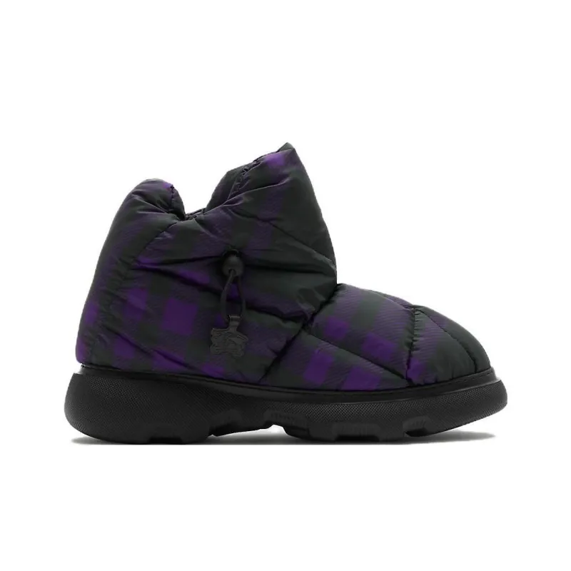 Burberry Pillow Check pattern Padded Ankle Boots-1
