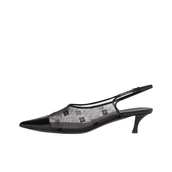 Givenchy 4G Logo High Heels 7.5cm Women's Black