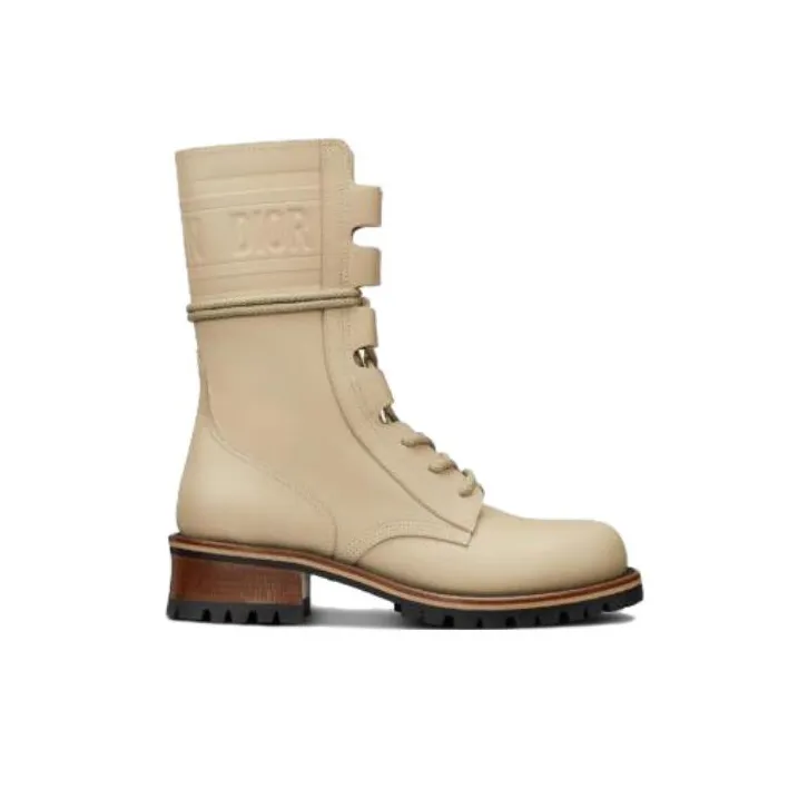 DIOR Quest Ankle Boots Women's Beige-1