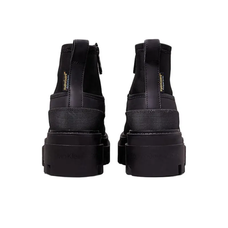 CALVIN KLEIN Breathable Water-Resistant Rain Boots 6cm Women's Black-4