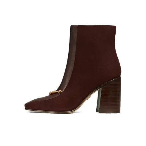 TORY BURCH Ankle Boots Women's Burgundy