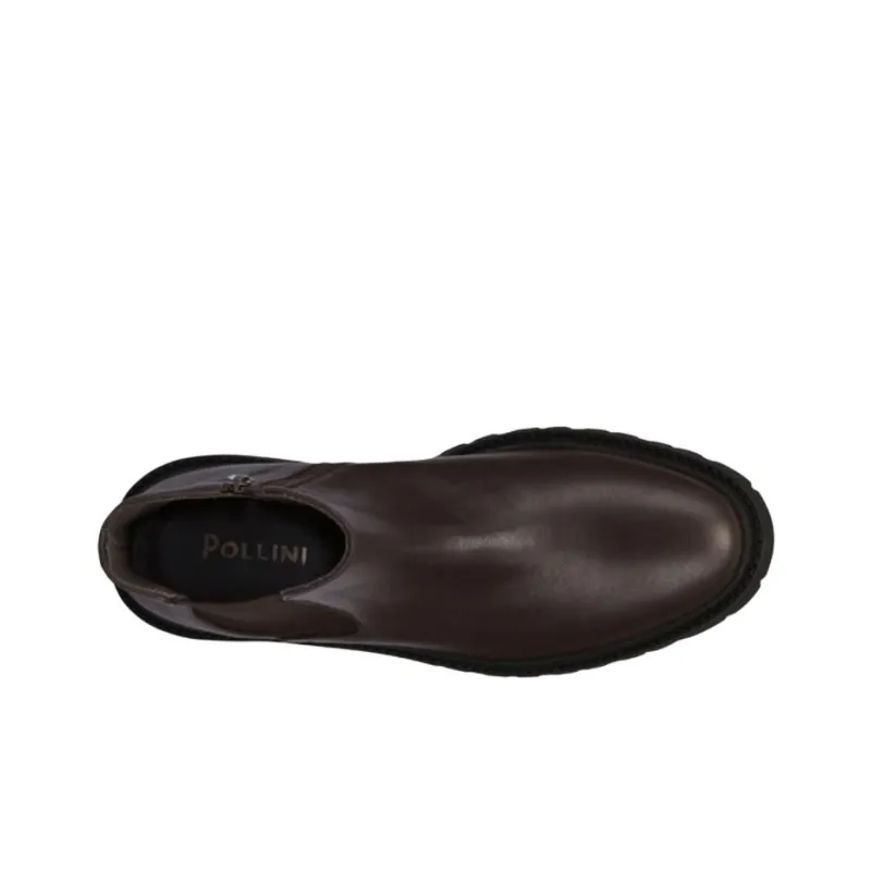 Pollini Ankle Boots 3.5cm Men's Dark Brown-3