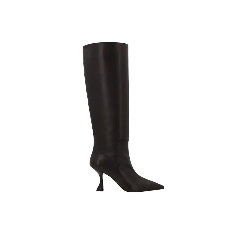Stuart Weitzman/SW XCurve Knee-high Boots Women's Brown Black-1