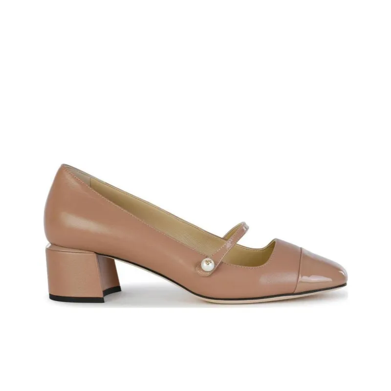 Jimmy Choo Pearl-detail Ballerina Shoes-1
