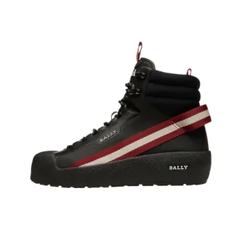 BALLY Clyde Thermal Short Snow Boots Men's Black