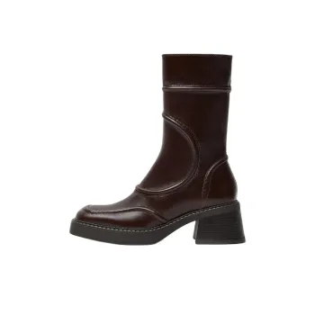 MIISTA Malene Ankle Boots Women's Red Brown