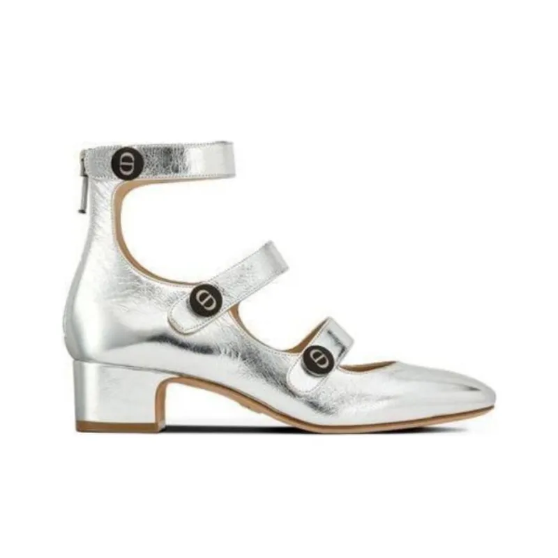DIOR D-Doll High Heels Women's Silver-1