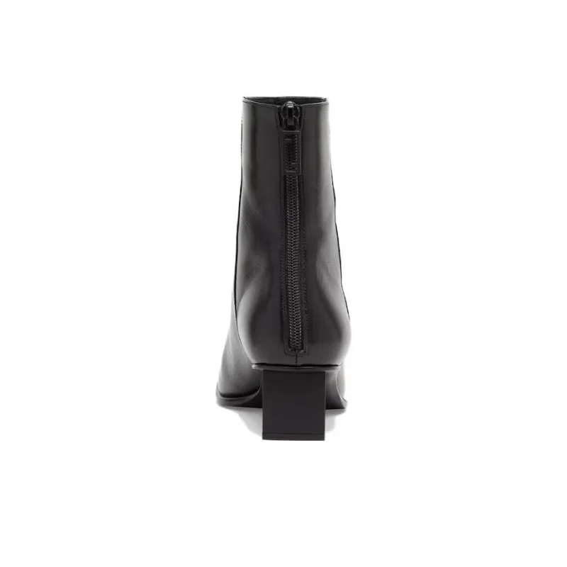 FENDI Square Toe Heeled Boots Women's-4