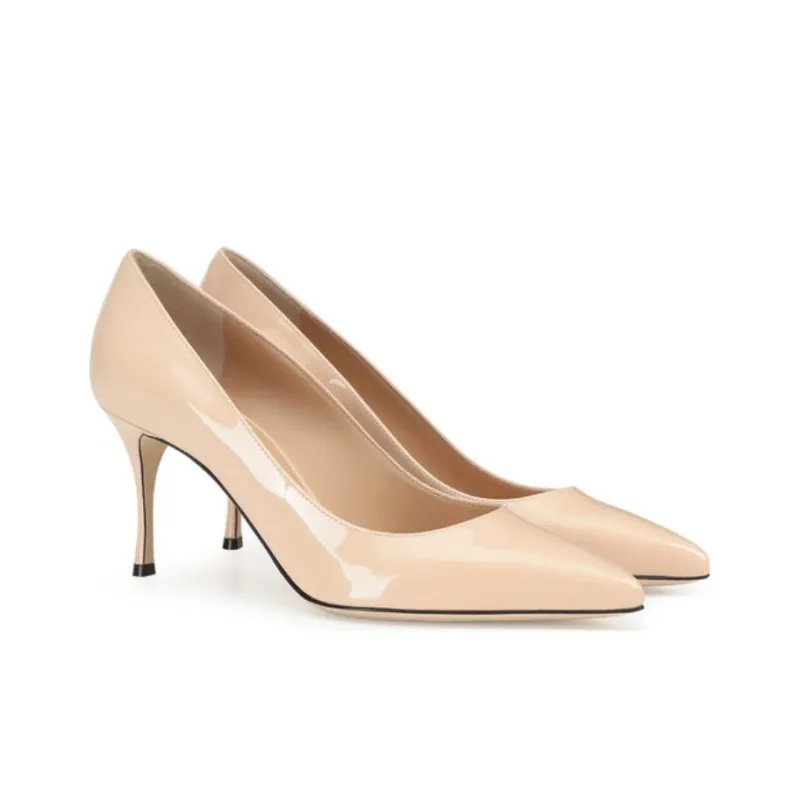 SERGIO ROSSI Godiva 90mm Leather Pumps-2