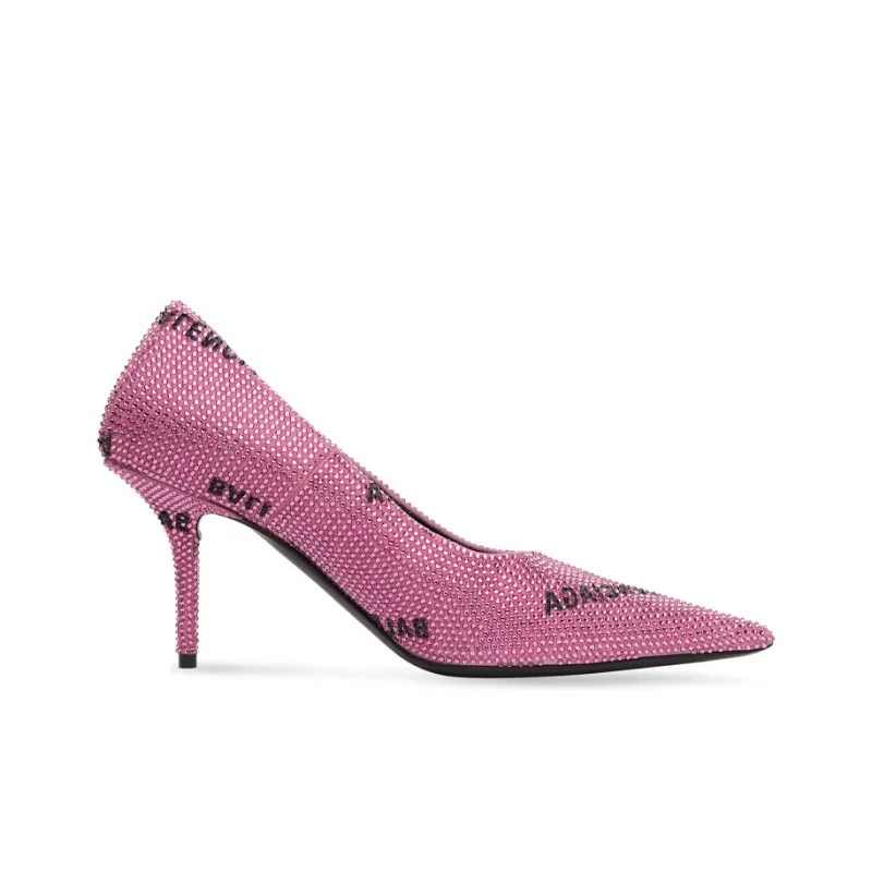 Balenciaga Knife Slim Heel High Heels 8cm Women's Pink-1