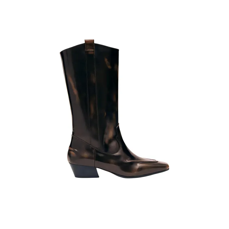 ALOHAS Chase Ankle Boots 4.5cm Women's Brown-1