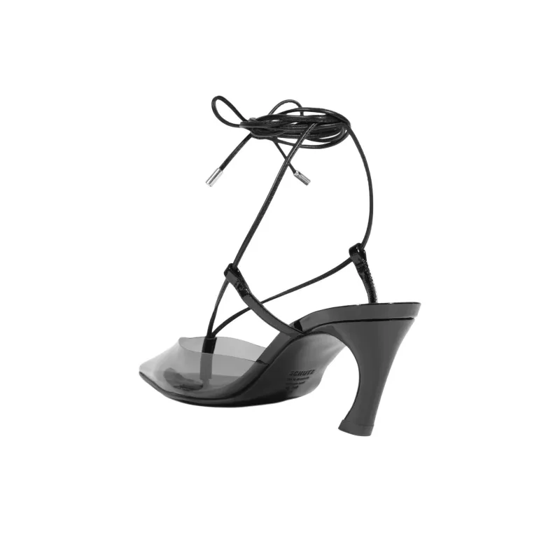 Schutz Elyra High Heels 7.2cm Women's Black-3