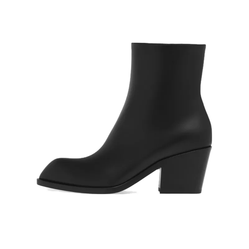 GIANVITO ROSSI Wednesday Leather Ankle Boots-0