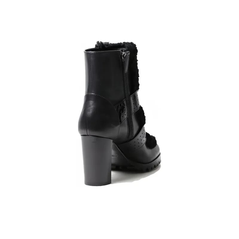 LONGCHAMP Ankle Boots Women's Black-3
