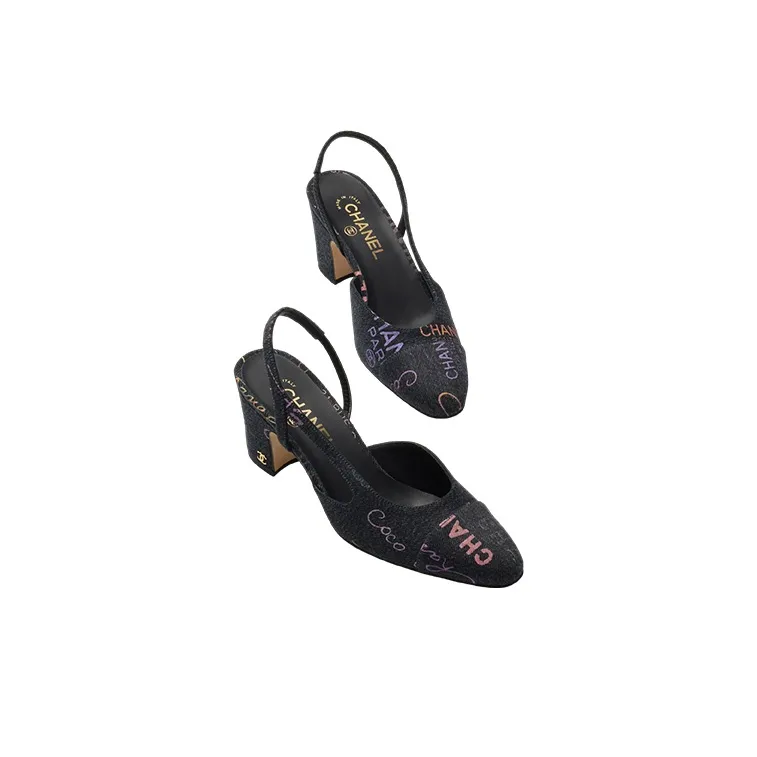 CHANEL Stylish Sandals Women's Black-2
