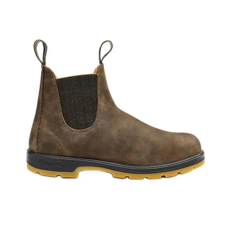 Blundstone Short Chelsea Boots Men's Brown-1