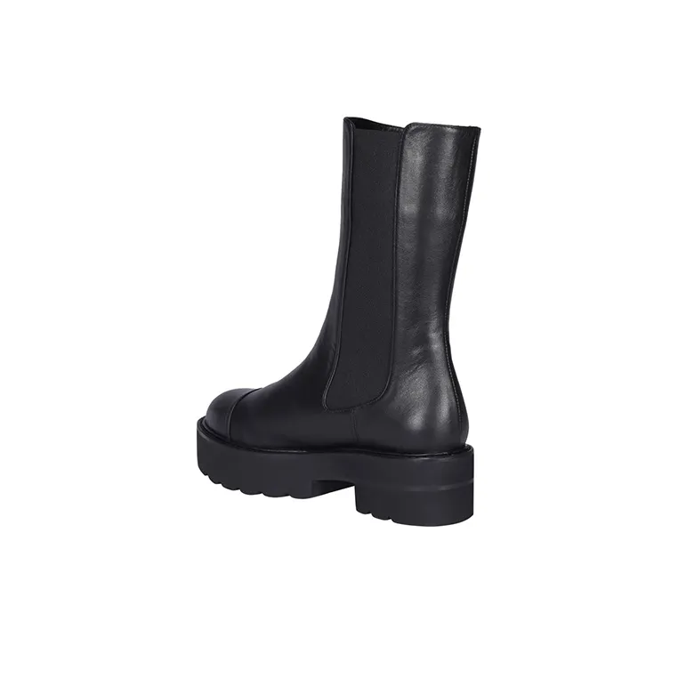 stuart weitzman Leather Elastic panel Boots-2
