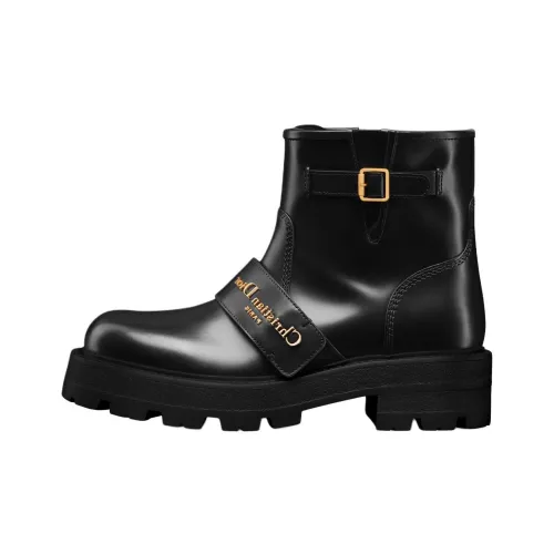 DIOR D Quest Ankle Boots 4.5cm Women's Black