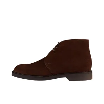 JOHN LOBB Dixter Ankle Boots Men's Dark Brown