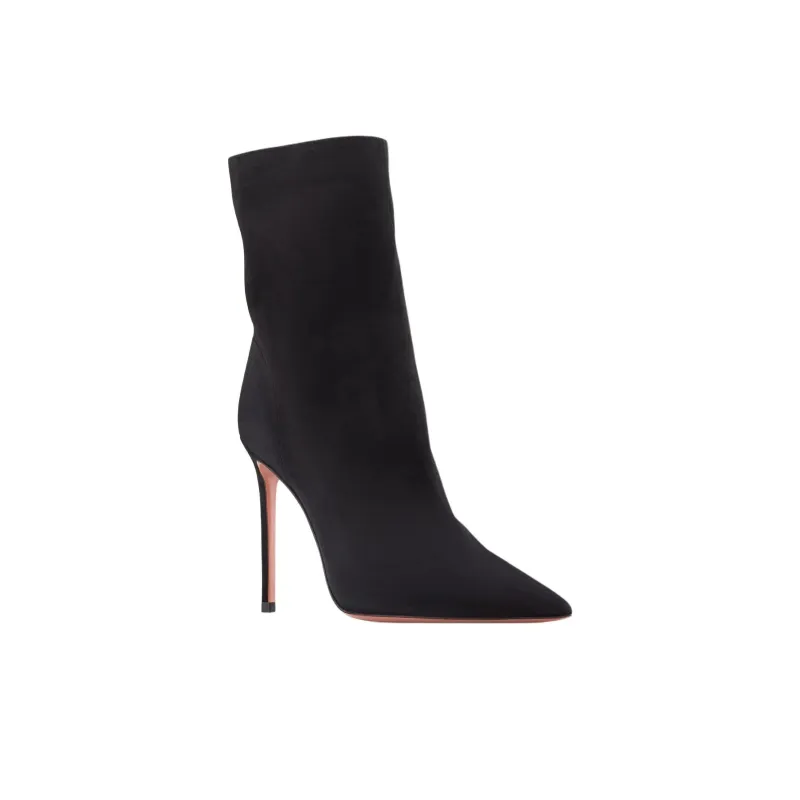AQUAZZURA Matignon Ankle Boots 10.5cm Women's Black-2