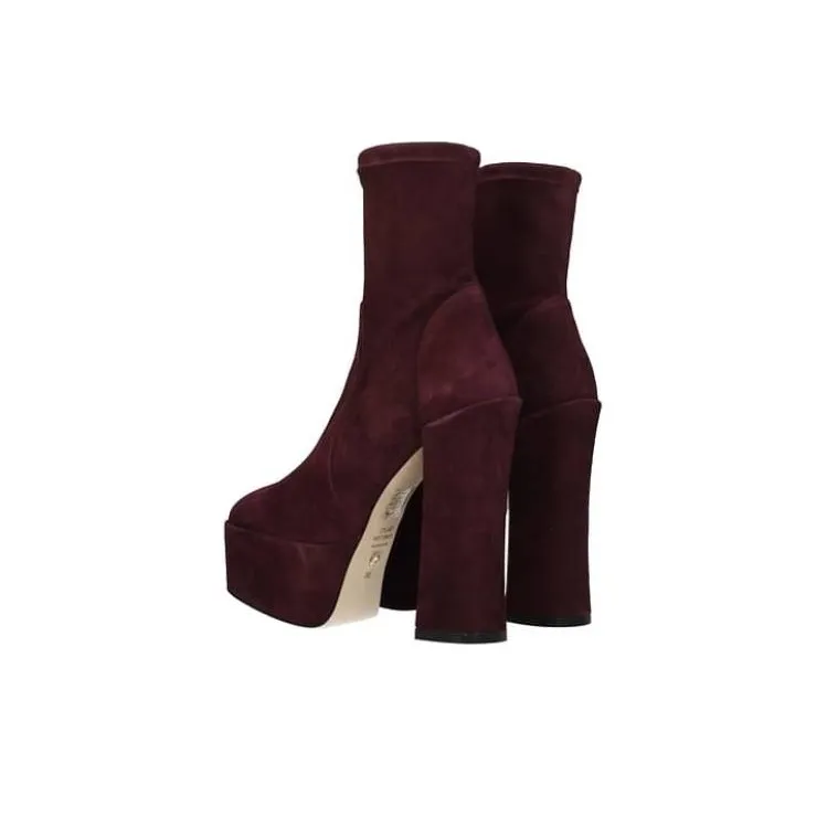 Stuart Weitzman/SW Ankle Boots Women's Violet-3