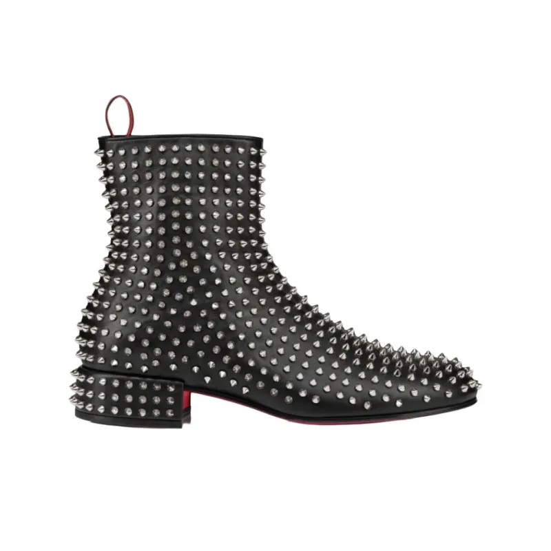 CL Spikeasy Booty Ankle Boots Men's Black-1