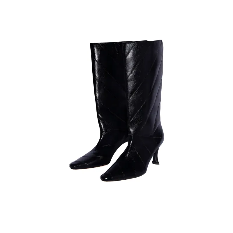 By Far Steph Ankle Boots 8cm Women's Black-2