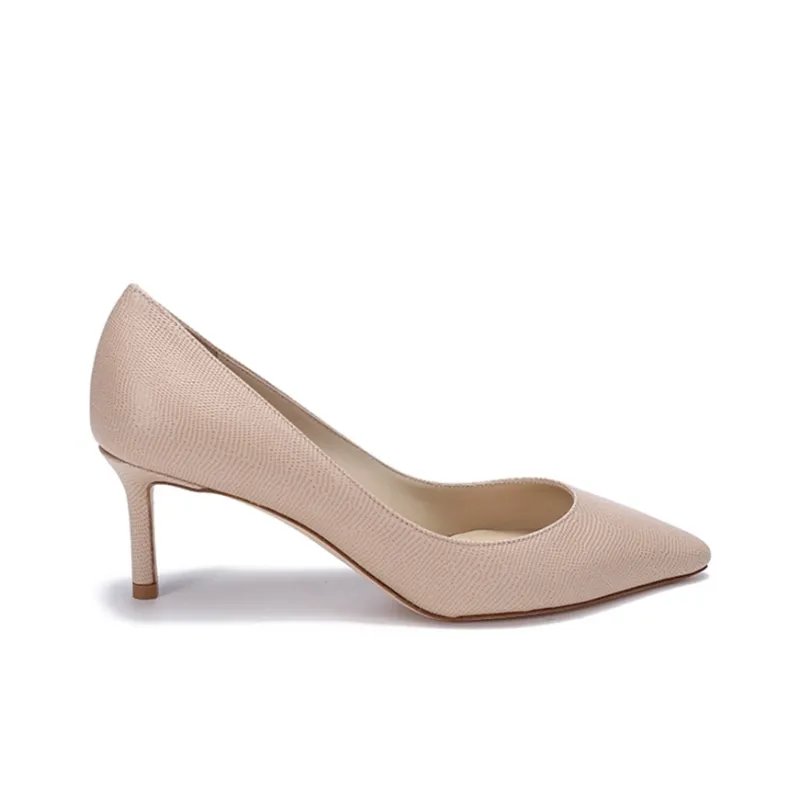 Jimmy Choo SS22 Slim Heel High Heels 6cm Women's Nude-1