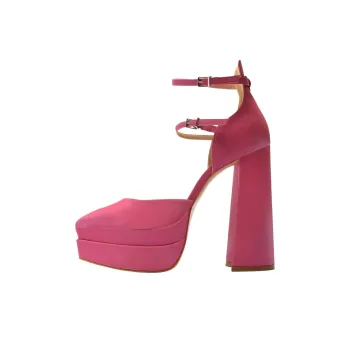 Schutz Chunky Heel High Heels 14cm Women's Pink