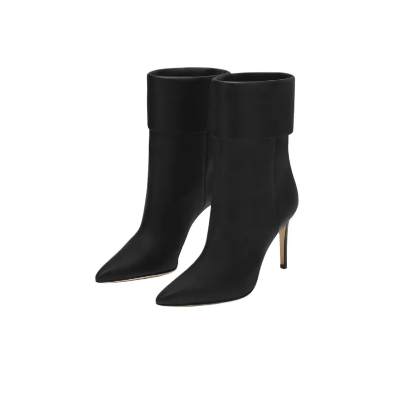 Paris Texas Pointed-toe 90mm Leather Boots-2