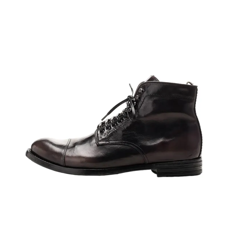 Officine Creative Anatomia Ankle Boots Men's Black-0
