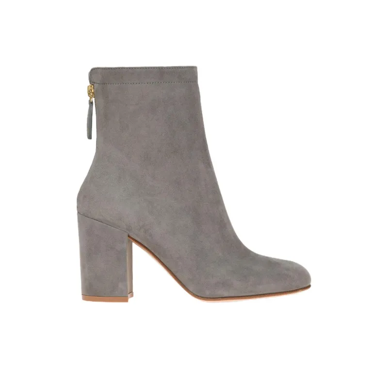 GIANVITO ROSSI Bellamy Ankle Boots Women's Gray-1