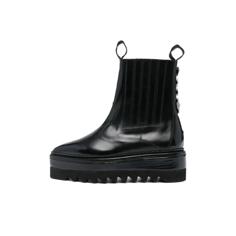 Toga Pulla Stud-embellished Platform Boots-0