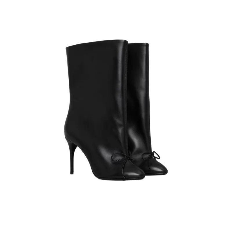 Alaia Ankle Boots 9cm Women's Black-2