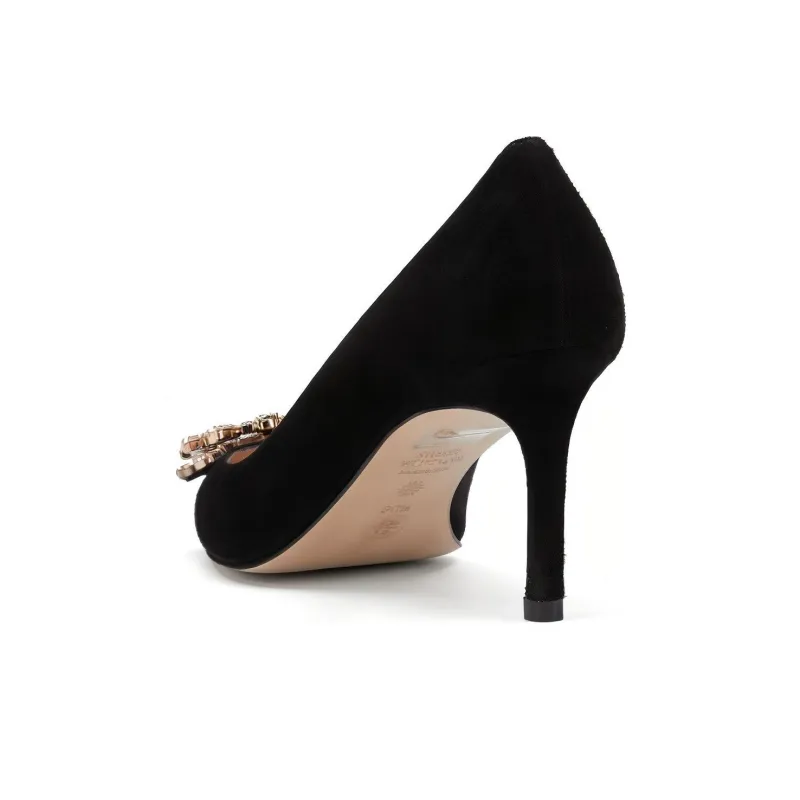 Stuart Weitzman/SW Slim Heel High Heels 7.5cm Women's Black-3