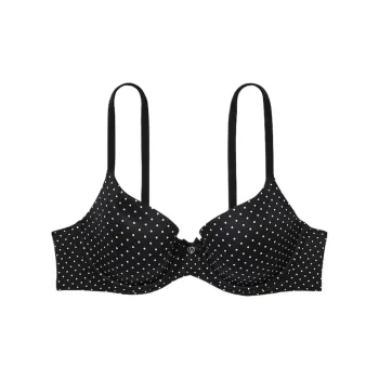Victoria's Secret BODY BY VICTORIA Bra Women's Black White Polka Dot