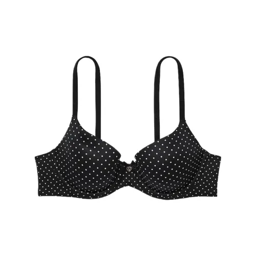 Victoria's Secret BODY BY VICTORIA Bra Women's Black White Polka Dot