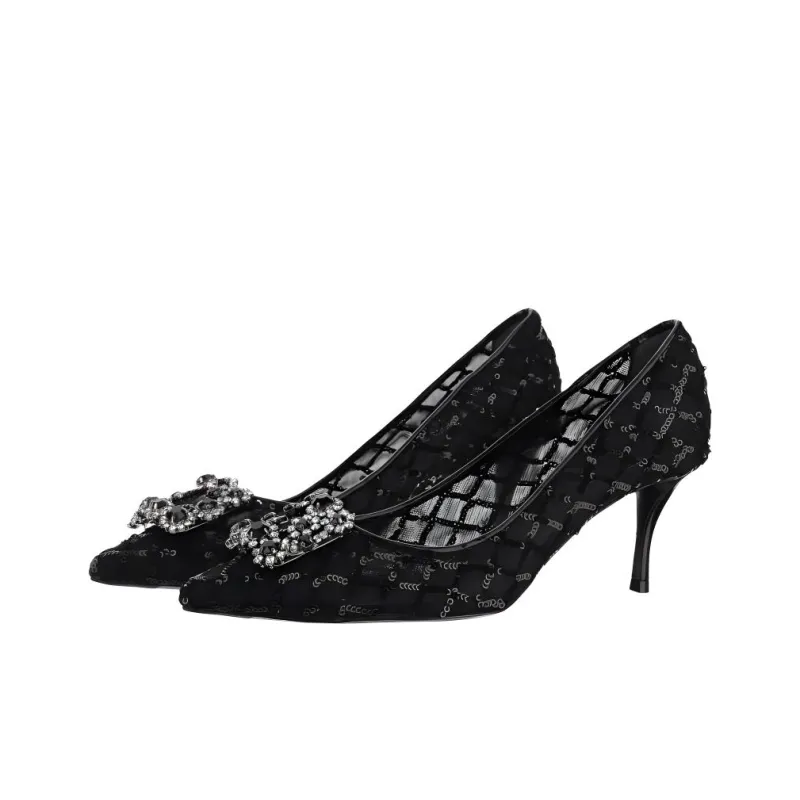 Roger Vivier Squin Embellished Slip On Pumps-2