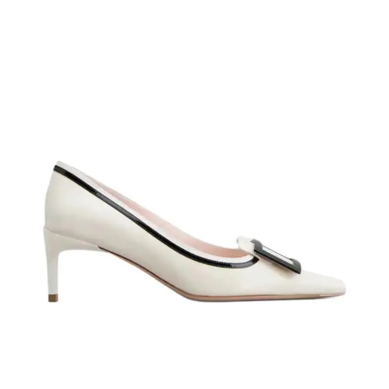 Roger Vivier Viv Canard Leather Pumps-1