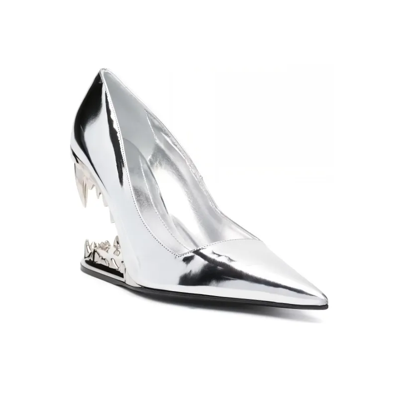 GCDS Morso 110mm Leather Pumps-2