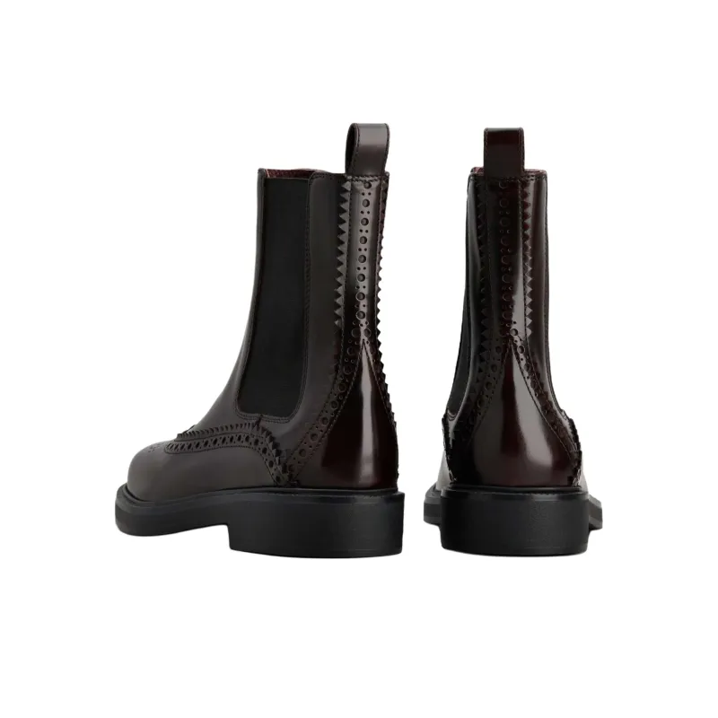 TOD'S Tods Round Toe Ankle Boots Women's-3