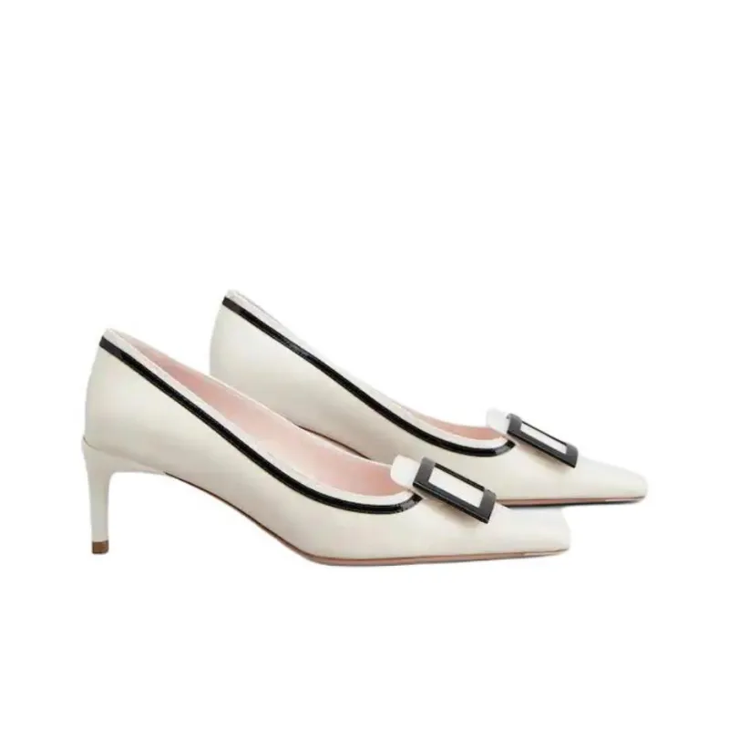 Roger Vivier Viv Canard Leather Pumps-2