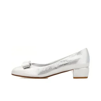 FERRAGAMO 30mm Vara-bow Leather Pumps