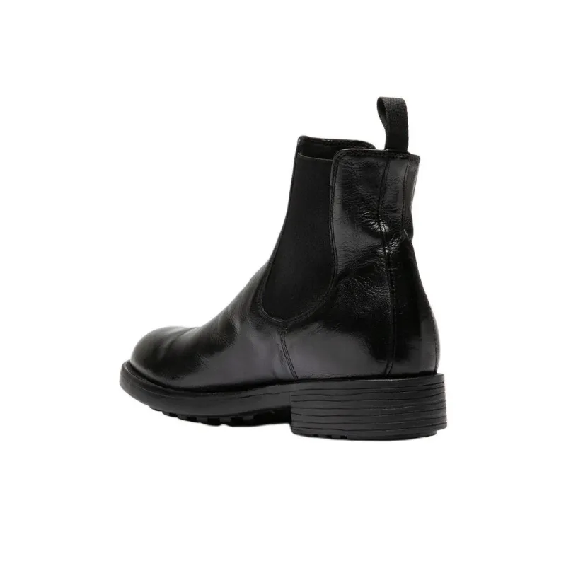 Officine Creative Sergeant 102 Short Chelsea Boots 3.5cm Women's Black-3