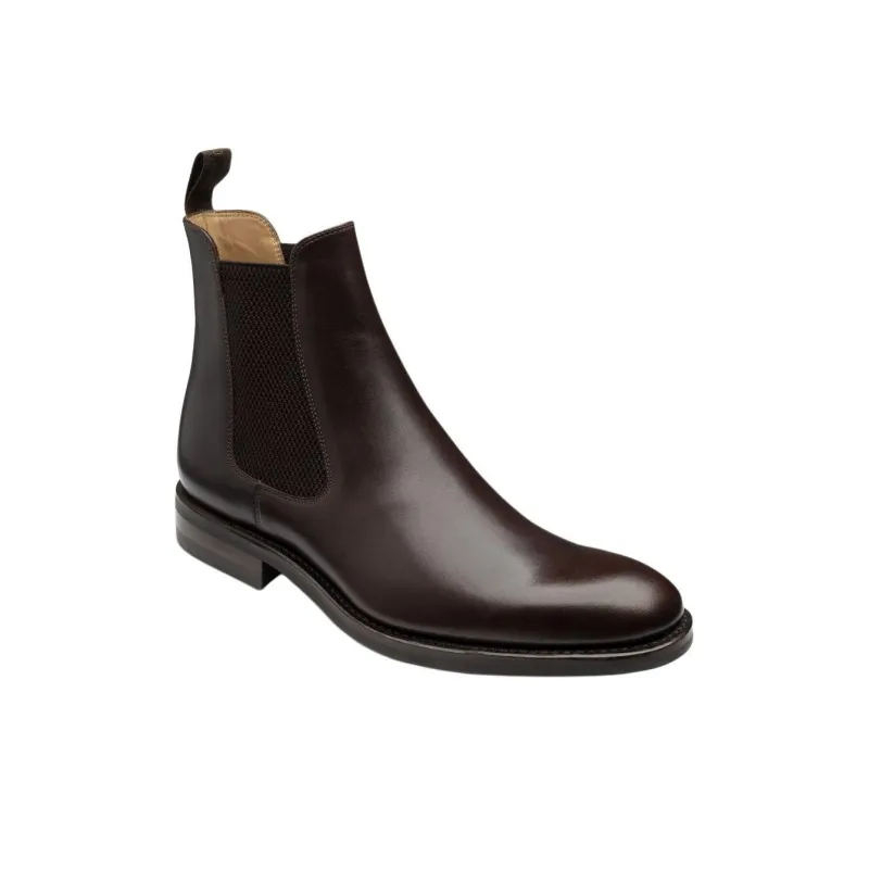 LOAKE Buscot Short Chelsea Boots Men's Dark Brown-2